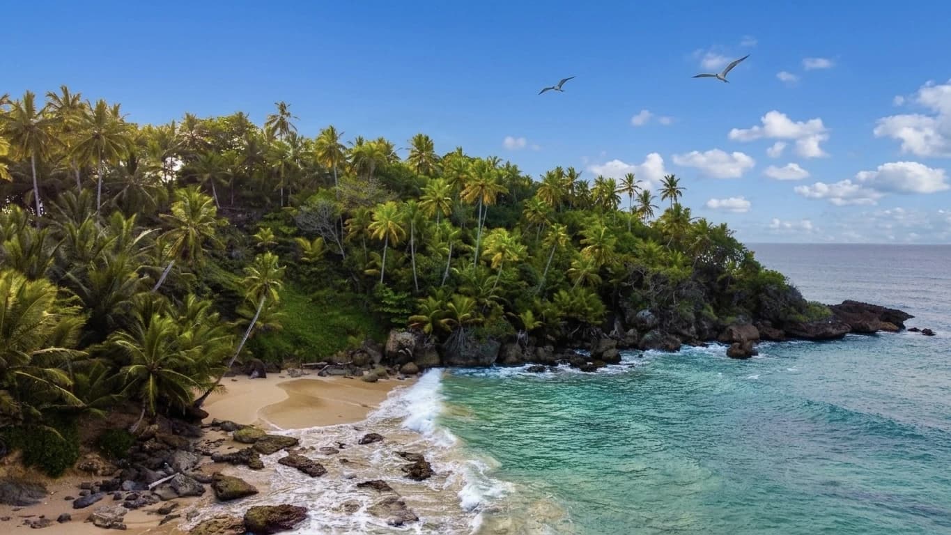 Playa escondida y naturaleza en Cabrera